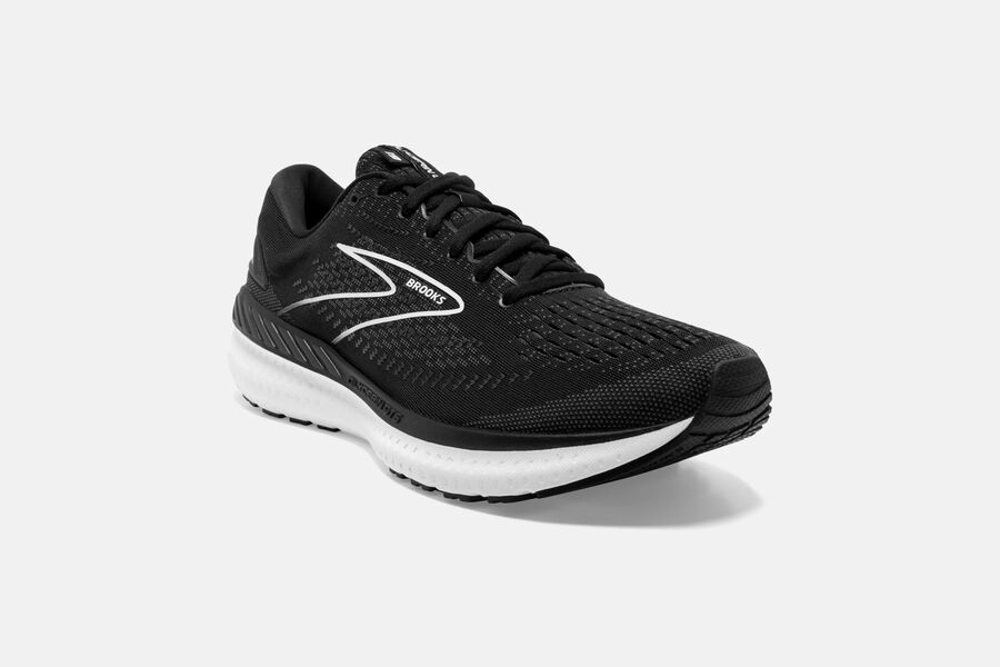 Brooks Glycerin Gts 19 Road Löparskor Herr - Svarta/Vita - 0196-ZCXTH